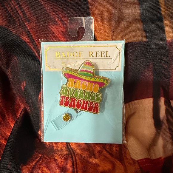 Simple Southern Accessories - Vibrant Sombrero Badge Reel for Teachers